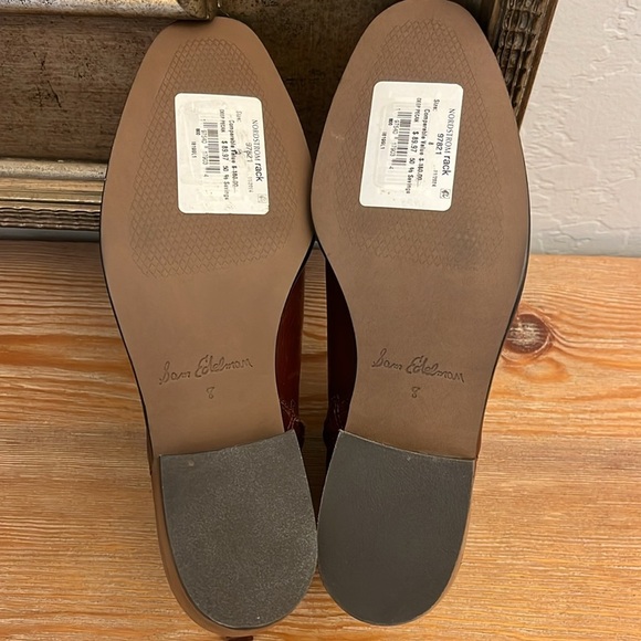 Sam Edelman Brawley Buckled Ankle Boot - NWT -Deep Pecan - Sz 8 - Picture 7 of 9